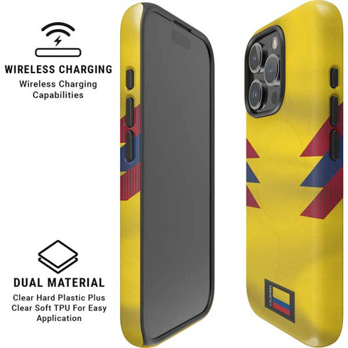Colombia Soccer Flag iPhone 16 Pro Magsafe Impact Case